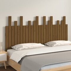 vidaXL seinale kinnitatav voodipeats, meepruun, 159,5x3x80cm männipuit цена и информация | Кровати | kaup24.ee