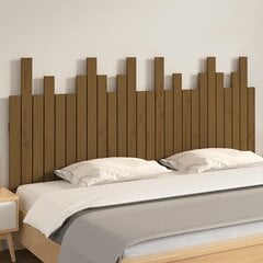 vidaXL seinale kinnitatav voodipeats, meepruun, 166x3x80 cm, männipuit hind ja info | Voodid | kaup24.ee
