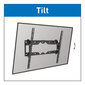 Teleri seinakinnitus Barkan AL31, 19"-65", 50 kg, 400x400 mm hind ja info | Teleri seinakinnitused ja hoidjad | kaup24.ee