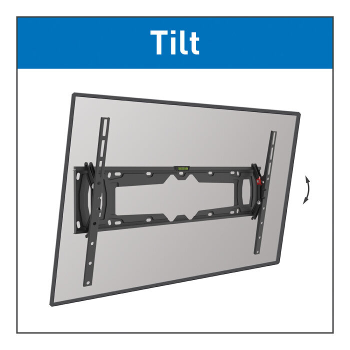 Teleri seinakinnitus Barkan AL41, 13"-90", 60 kg, 600x400 mm hind ja info | Teleri seinakinnitused ja hoidjad | kaup24.ee