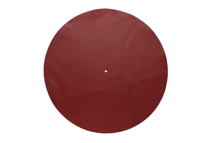 LP vinüülplaadi matt SLIPMAT LEATHER (nahk) Audio Anatomy VINYL SLIPMAT LEATHER RED 1,5 MM цена и информация | Vinüülplaadid, CD, DVD | kaup24.ee