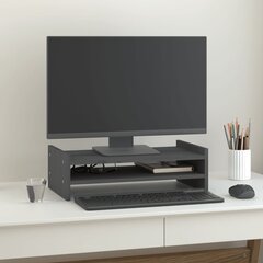 vidaXL monitorialus, hall, 50 x 27 x 15 cm, männipuit цена и информация | Кронштейны для монитора | kaup24.ee