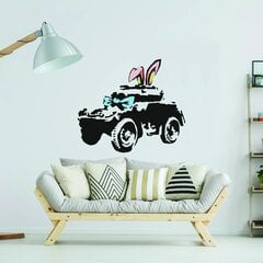 Vinüülseinakleebis Banksy Graffiti soomusauto – 120x96cm цена и информация | Декоративные наклейки | kaup24.ee