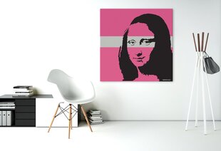 Seinatrükk Canvas Banksy Graffiti Mona Lisa - 100 x 100 cm hind ja info | Seinakleebised | kaup24.ee