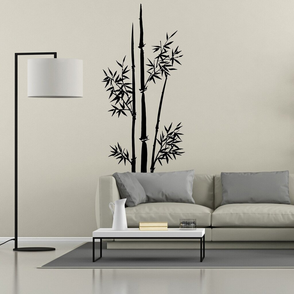 Vinüül seinakleebis Bambus, magamistoa või elutoa sisekujundus - 160 x 86 cm hind ja info | Seinakleebised | kaup24.ee