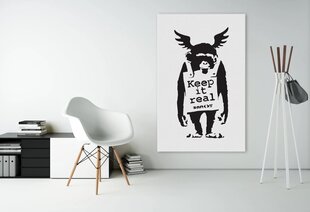 Seinatrükk Canvas Banksy Graffiti Funny Monkey - 100 x 71 cm цена и информация | Декоративные наклейки | kaup24.ee