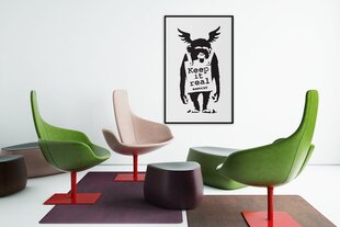 Seinaplakat Banksy Graffiti Funny Monkey - 120 x 83 cm цена и информация | Картины, живопись | kaup24.ee