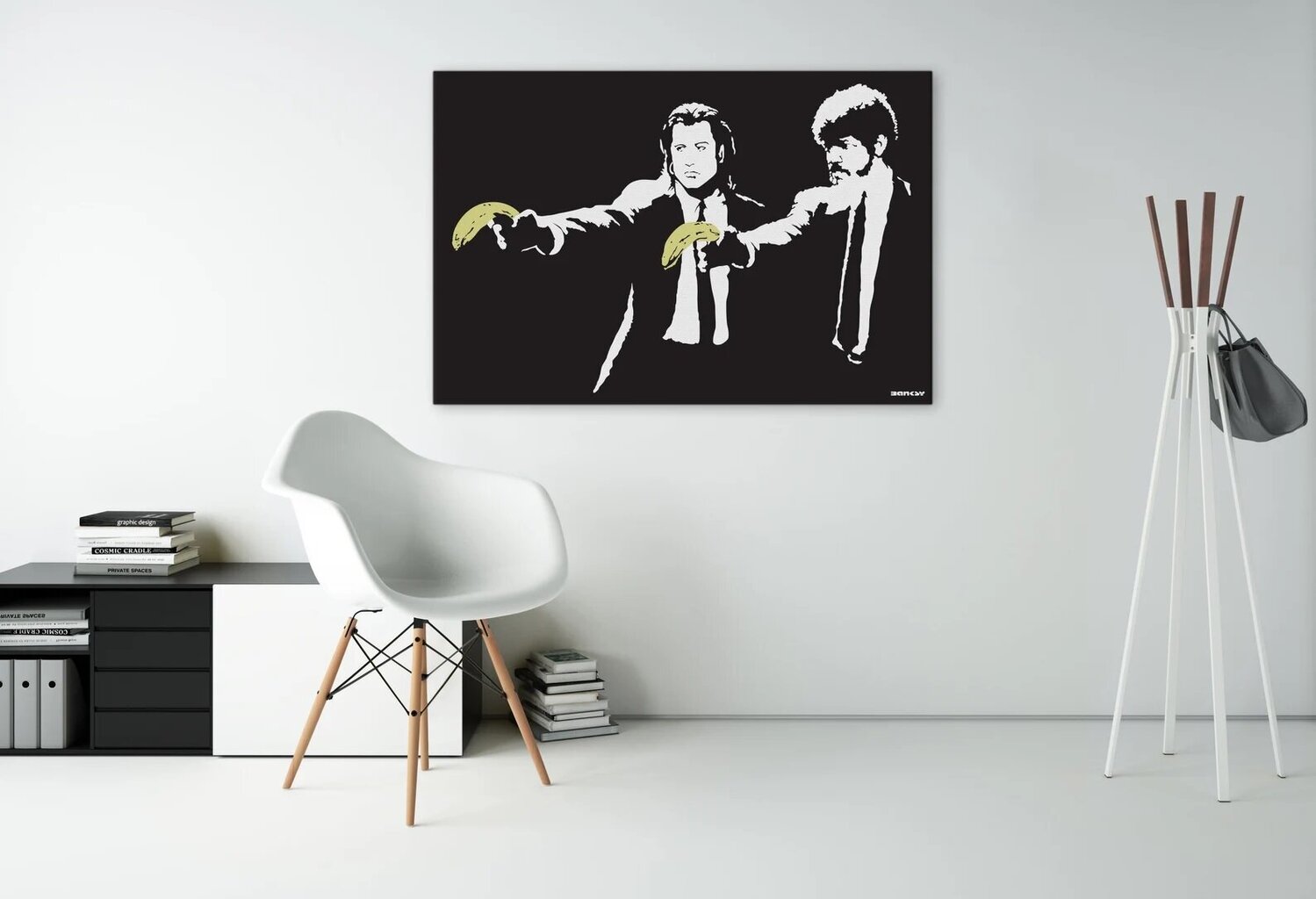 Seinapildi lõuend Banksy retrografiti pulp-ilukirjandus kodukaunistus – 100X60cm цена и информация | Seinapildid | kaup24.ee