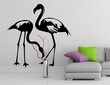 Must vinüülist seinakleebis Flamingo Birds kleebis, sisekujundus – 100 x 100 cm hind ja info | Seinakleebised | kaup24.ee