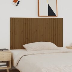 vidaXL seinale kinnitatav voodipeats, meepruun, 166x3x90 cm, männipuit hind ja info | Voodid | kaup24.ee