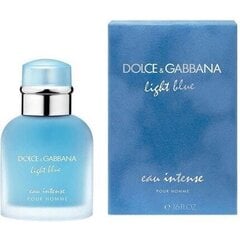 Парфюмированная вода Dolce & Gabbana Light Blue Eau Intense EDP для мужчин 100 мл цена и информация | Мужские духи | kaup24.ee