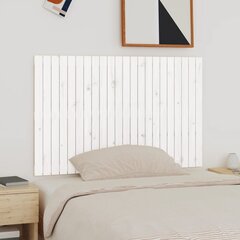 vidaXL seinale kinnitatav voodipeats, valge, 140x3x90 cm, männipuit цена и информация | Кровати | kaup24.ee