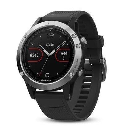 Garmin Fenix 5, hõbedane/must hind ja info | Nutikellad (smartwatch) | kaup24.ee