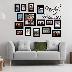 Vinüülist seinakleebis, fotoraam, perekodu sisekujundus – 140 x 101 cm цена и информация | Декоративные наклейки | kaup24.ee