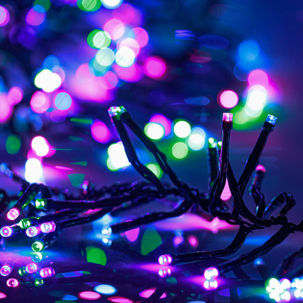 vidaXL LED-valgusriba, 2000 LEDi, pastelne värviline, 40 m, PVC hind ja info | Jõulutuled | kaup24.ee