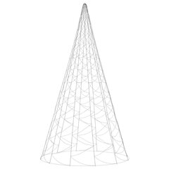 vidaXL jõulupuu vaiaga, sinine, 3000 LEDi, 800 cm hind ja info | Jõulutuled | kaup24.ee