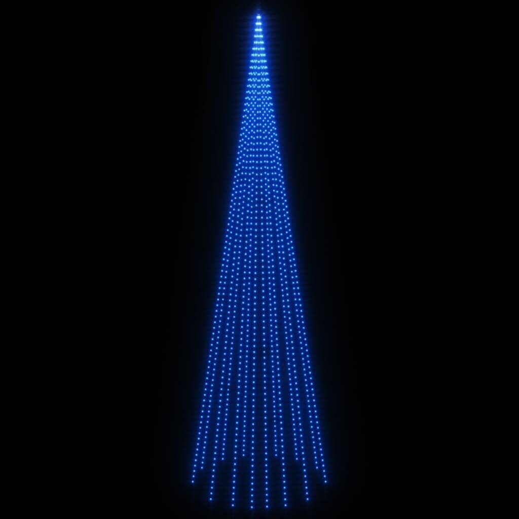 vidaXL jõulupuu vaiaga, soe valge, 1134 LEDi, 800 cm hind ja info | Jõulutuled | kaup24.ee