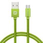 Swissten Textile, Micro USB, 0.2m hind ja info | Mobiiltelefonide kaablid | kaup24.ee