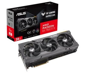 Asus TUF Gaming Radeon RX 7900 XTX OC Edition (TUF-RX7900XTX-O24G-GAMING) цена и информация | Видеокарты | kaup24.ee