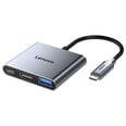 Adapter Lenovo LX0807 3in1 Type-C et USB3.0 HDMI PD100W et HUAWEI Mate40/P50 Samsung S20