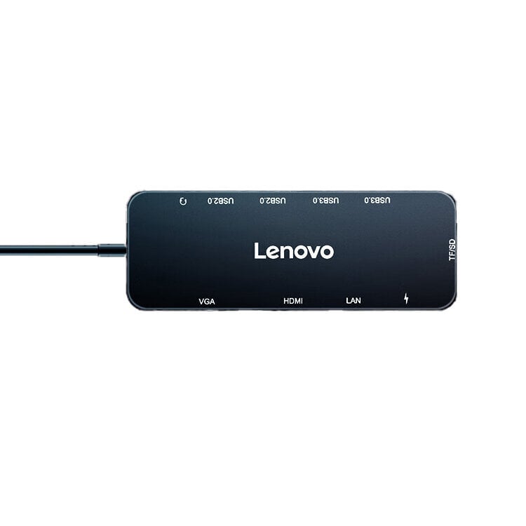 Adapter Lenovo 36004372 11in1 Type-C et HDMI VGA PD 1000mbps SD/TF AUX 3.5mm 2USB3.0 2USB2.0 et HUAWEI Mate40/P50 Samsung S20 hind ja info | USB jagajad, adapterid | kaup24.ee