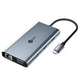 Adapter Lecoo LKC1329 7in1 Type-C et 3USB3.2 VGA HDMI PD100W 1000mbps et HUAWEI Mate40/P50 Samsung S20