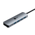 Адаптер Lecoo LKC1341H 5in1 Type-C HUB 4USB3.0 Micro-USB До для HUAWEI Mate40/P50 Samsung S20