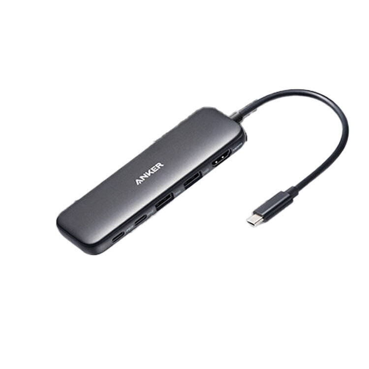 Adapter Anker A8355 5in1 Type-C et PD100W 2USB HDMI Type-C et HUAWEI Mate40/P50 Samsung S20 цена и информация | USB jagajad, adapterid | kaup24.ee