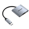 Адаптер Samzhe DK-H2 2in1 Type-C До 2HDMI для HUAWEI Mate40/P50 Samsung S20