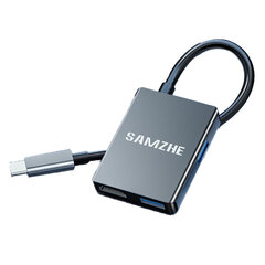 Adapter Samzhe GT4K 4in1 Type-C et HDMI PD 2USB3.0 et HUAWEI Mate40/P50 Samsung S20 hind ja info | USB jagajad, adapterid | kaup24.ee