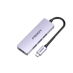 Adapter Pisen HB06 4in1 USB et 4USB 0.2m hind ja info | USB jagajad, adapterid | kaup24.ee