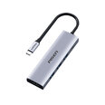 Адаптер Pisen PGM-HB01 5in1 Type-C До HDMI 3USB3.0 PD100W для HUAWEI Mate40/P50 Samsung S20