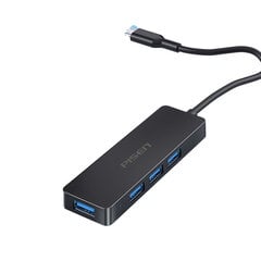 Adapter Pisen PGM-HB04 4in1 Type-C et 4USB3.0 et HUAWEI Mate40/P50 Samsung S20 hind ja info | USB jagajad, adapterid | kaup24.ee