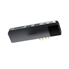 Адаптер Pisen NJ-TC23 8in1 Type-C До Thunderbolt3 2USB3.0 USB2.0 HDMI SD/TF USB-C 1000mbps для HUAWEI MacBookPro/Air цена и информация | Адаптеры и USB-hub | kaup24.ee