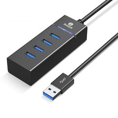 Adapter Biaze HUB7 USB et 4USB3.0 ABS 0.5m hind ja info | USB jagajad, adapterid | kaup24.ee