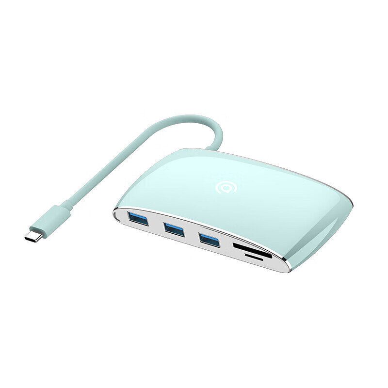 Adapter aigo H9S 9in1 Type-C et 3USB3.0 HDMI SD/TF PD VGA 1000mbps et HUAWEI Mate40/P50 Samsung S20 hind ja info | USB jagajad, adapterid | kaup24.ee