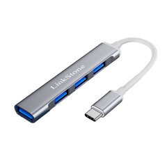 Адаптер LinkStone C330A 4in1 Type-C До 3USB2.0 USB3.0 для HUAWEI Mate40/P50 Samsung S20 цена и информация | Адаптеры и USB-hub | kaup24.ee
