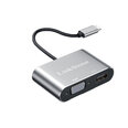 Адаптер LinkStone C318B 4in1 Type-C До PD HDMI USB3.0 VGA для HUAWEI Mate40/P50 Samsung S20