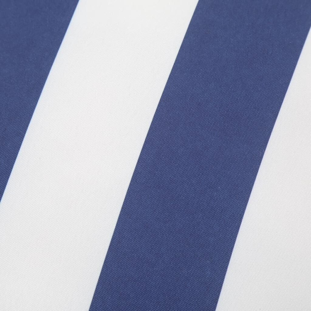 vidaXL dekoratiivpadjad 4 tk, sinise ja valge triibuline, 50 x 50 cm цена и информация | Toolipadjad ja -katted | kaup24.ee