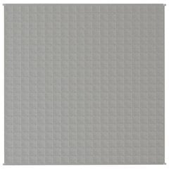 vidaXL raskustekk hall 200x200 cm 13 kg kangas цена и информация | Одеяла | kaup24.ee