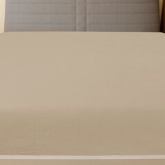 vidaXL kummiga voodilinad, 2 tk, pruunikashall, 90x200 cm, puuvill цена и информация | Сетки для кроватей | kaup24.ee