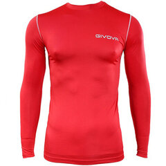Термоактивная футболка GIVOVA CORPUS 3, красная цена и информация | Мужское термобелье | kaup24.ee