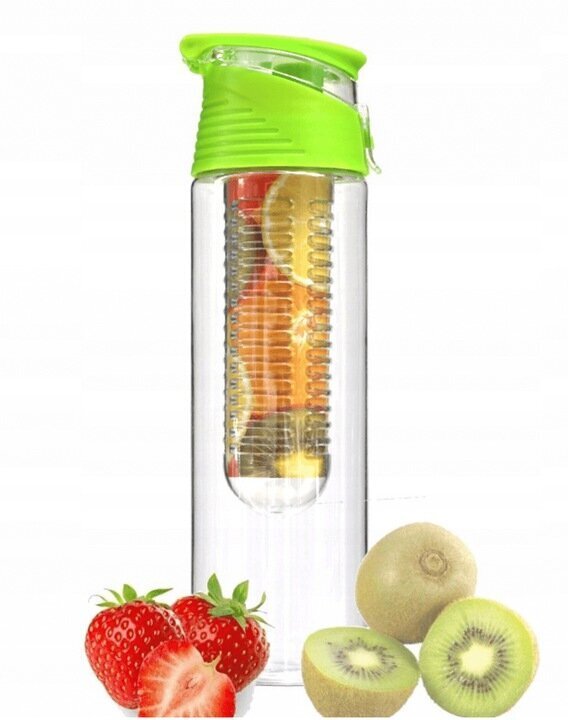 Veepudel puuviljamahutiga 700ml hind ja info | Joogipudelid | kaup24.ee