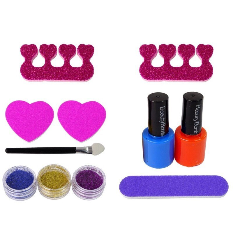 Nail Painting Set Moulder Lamp File Brocades цена и информация | Tüdrukute mänguasjad | kaup24.ee