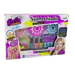 Nail Styling Set for Little Ladies Nail Art Studio цена и информация | MUST Металлическая бутылочка с Ярким рисунком (без BPA) (500ml) для мальчиков от 3+ лет Серая с Машинкой | kaup24.ee