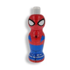 Kaks ühes geel ja šampoon Air-Val Spiderman (400 ml) hind ja info | Disney Kosmeetika, parfüümid | kaup24.ee