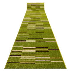 Rugsx ковровая дорожка Heat-Set Fryz Neli, зелёная, 100 см цена и информация | Ковры | kaup24.ee