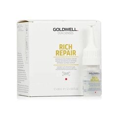Juukseseerum Goldwell Dualsenses Rich Repair Intensiv Serum, 12 x 18 ml hind ja info | Maskid, õlid, seerumid | kaup24.ee