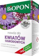 Гранулы удобрения Biopon для садовых цветов, 1 кг цена и информация | Рассыпчатые удобрения | kaup24.ee