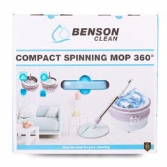 Набор для уборки пола Bendon Spin Mop 360, 123 см цена и информация | Принадлежности для уборки | kaup24.ee